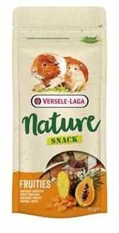 Versele-Laga Laga Laga Nature Snack Fruities 85g - przysmak owocowy dla królików oraz roślino- i wszystkożernych gryzoni 85g Dostawa GRATIS od 99 zł