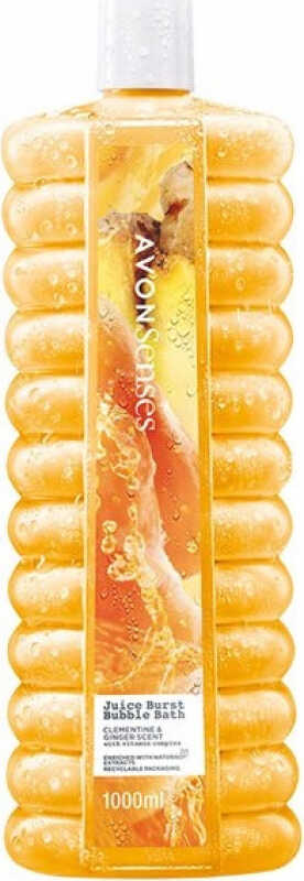 AVON - Senses - Juice Burst Bubble Bath - Płyn do kąpieli - Mandarynka - 1000 ml