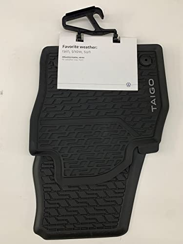 Volkswagen 2G706150282V VW Taigo dywaniki na każdą pogodę, gumowe dywaniki, zestaw 2 szt. na przód