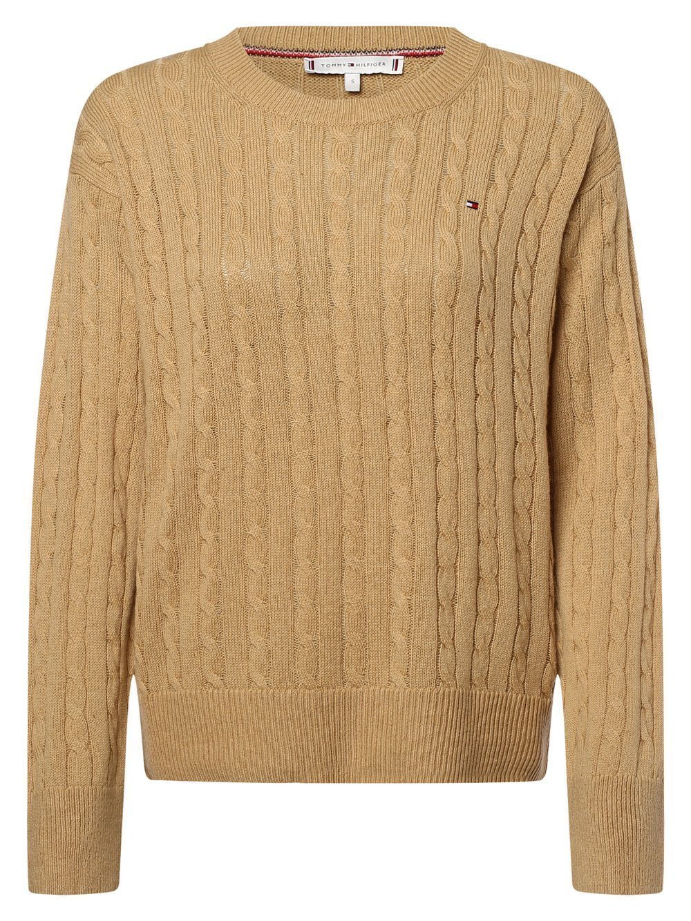 Tommy Hilfiger - Sweter damski, beżowy
