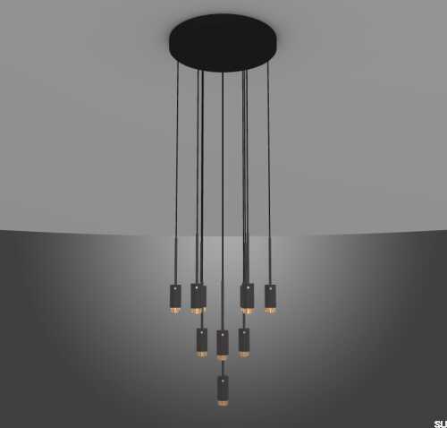 Żyrandol klasyczny Exhaust Grafitowy (do wyboru na zamówienie)