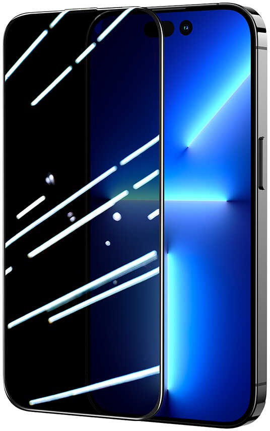 Joyroom Knight 2,5D Privacy TG szkło hartowane do iPhone 14 Plus z filtrem Anti-Spy na cały ekran z ramką przezroczysty (JR-P03)