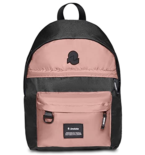 Invicta American ColorBLOCK plecak, czarny - torba na komputer 13 cali - studia, biuro i czas wolny - materiał ECO - dla mężczyzn i kobiet, czarny, Taglia unica, casual, czarny, Einheitsgröße, Casual
