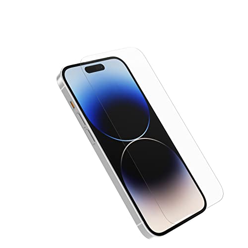 OtterBox Performance Ochraniacz ekranu dla iPhone 14 Pro, Szkło hartowane, x3 ochrona przed zarysowaniami, wytrzymuje upadki z wysokości do 3ft, Ochrona Antybakteryjna, Bez Opakowania Detalicznego