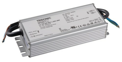 TRIDONIC TRIDONIC sterownik LED LC 100W 24V IP67 L EXC UNV