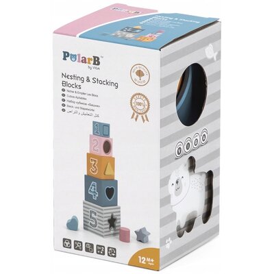 VIGA TOYS Klocki Drewniana Układanka Toys 44016
