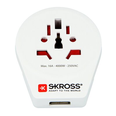Adapter podróżny SKROSS 1.500266 (Świat - Polska) | DARMOWY TRANSPORT!