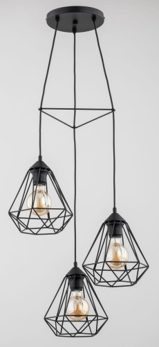 Kosmos Circle lampa wisząca 3-punktowa czarna 62242