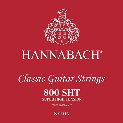 Hannabach 652391 Saiten für Klassik Gitarre Serie 800 Super High Tension versilbert - E1