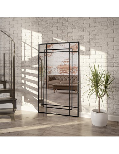 Lustro loft ze szprosami - GABRIELA BIS- kolor ramy do wyboru, Lustra ze szprosami: 80x180