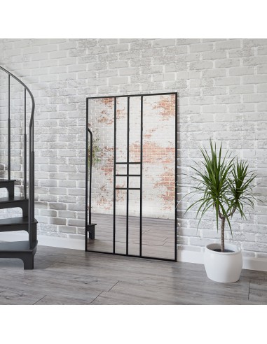 Lustro loft ze szprosami ZEUS- kolor ramy do wyboru, Lustra ze szprosami: 110x210