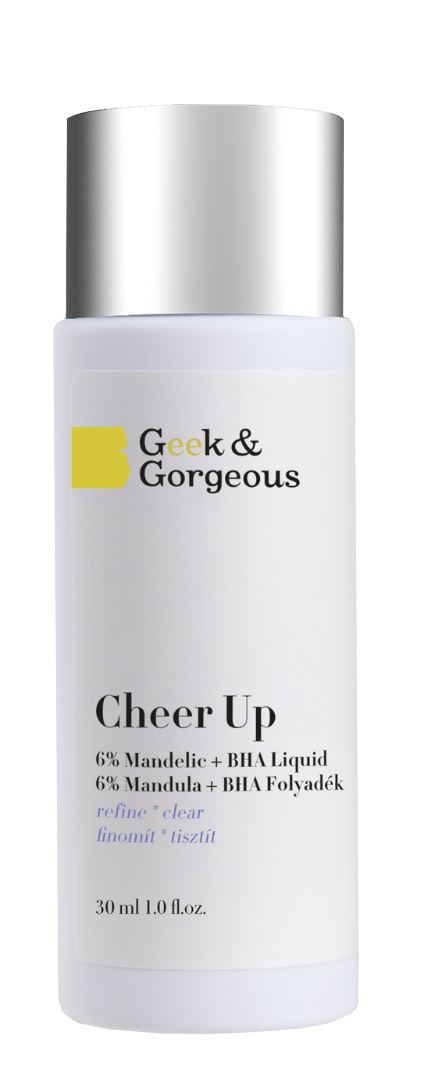 Geek & gorgeous Geek & Gorgeous Cheer Up Tonik do Twarzy z Kwasem Migdałowym + BHA 30ml GEEK-0049