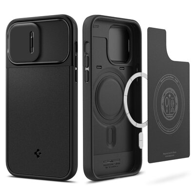 Etui Spigen Optik Armor Mag MagSafe do Apple iPhone 14 Pro Max Czarny