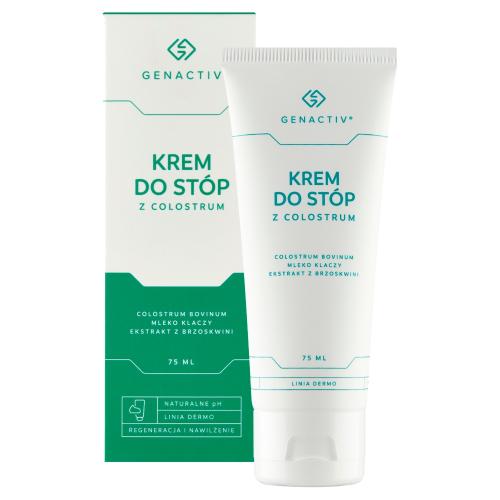 Genactiv Krem do stóp z Colostrum, 75ml - >>> DARMOWA od 99zł 