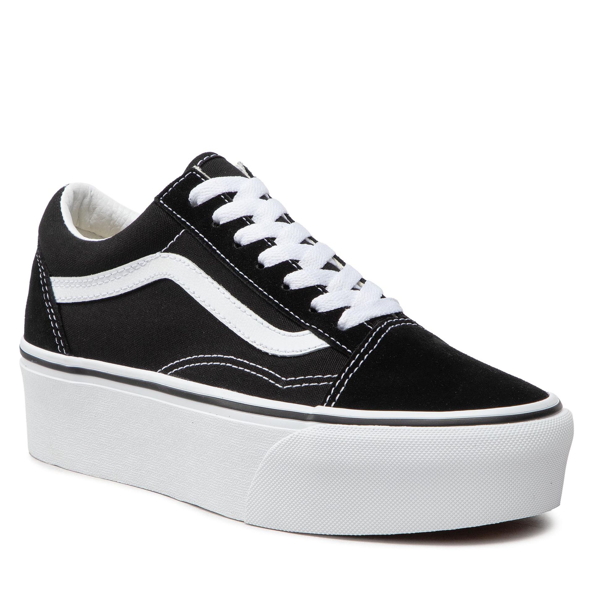 Tenisówki VANS - Old Skool Stac VN0A7Q5M6BT1 Suede/Canvas Black/True W