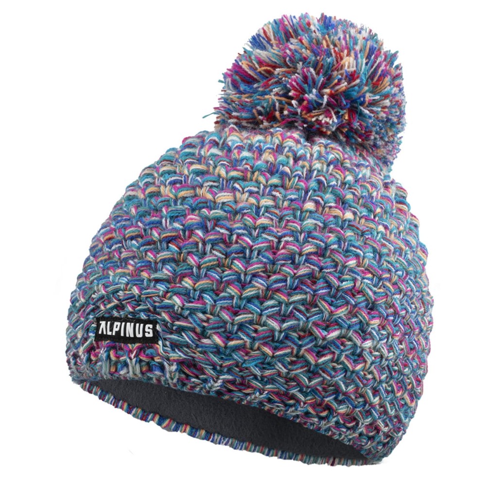 Czapka zimowa wełniana Alpinus Oulu JR niebieski
