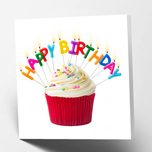 Kartka z babeczkami z okazji urodzin