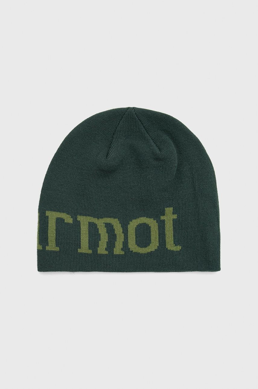 Marmot czapka kolor zielony
