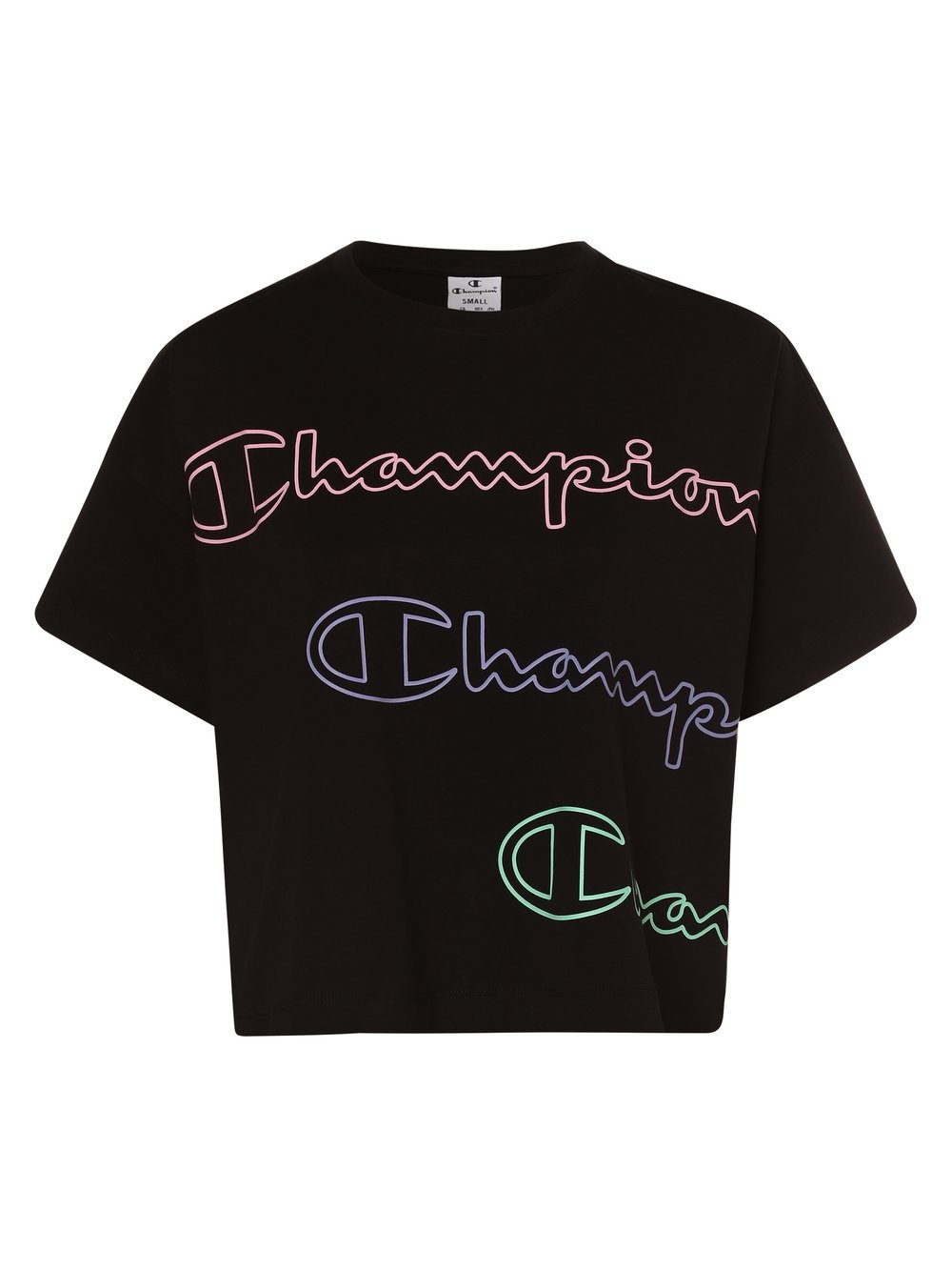 Champion - T-shirt damski, czarny