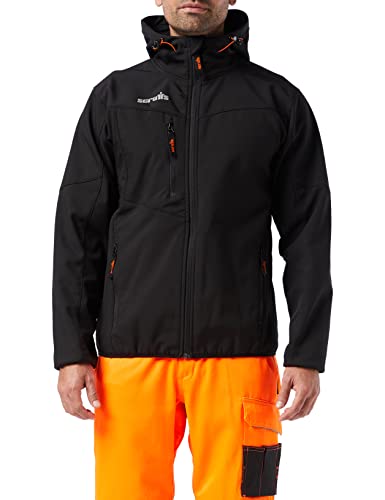 Scruffs Męska kurtka robocza Workker Softshell, czarna (czarna 001), rozmiar M