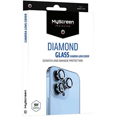Szkło hartowane MYSCREEN Diamond Glass Lens Cover do iPhone 13 Pro/13 Pro Max Czarny