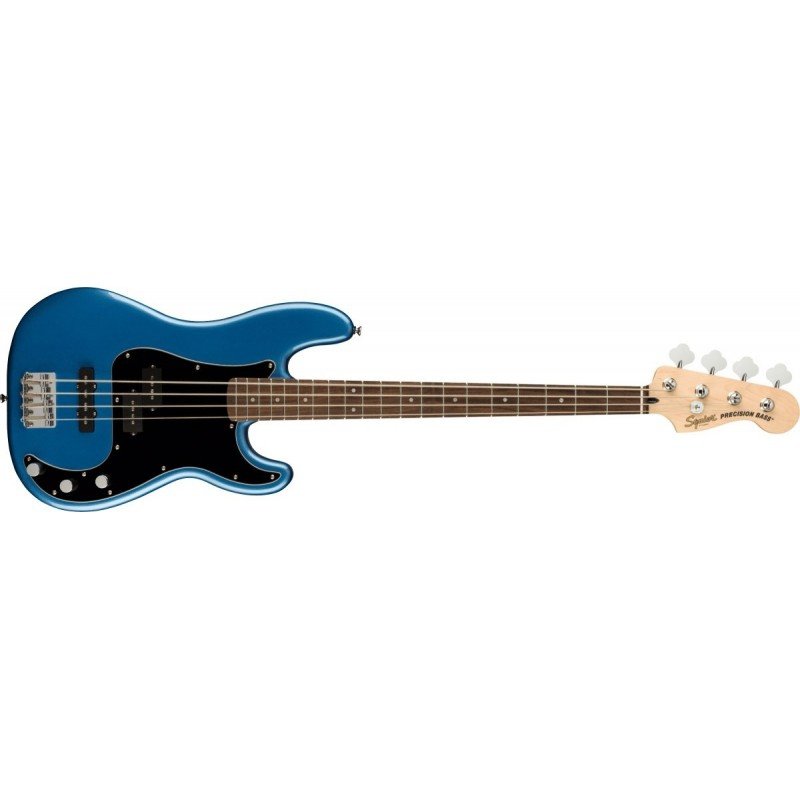 Squier Affinity Precision Bass PJ Laurel Black Pickguard Lake Placid Blue