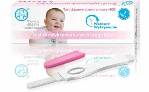 Testeo Test ciążowy strumieniowy Wczesna ciąża 2dn