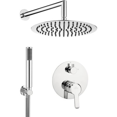 Deante ARNIKA Komplet podtynkowy z deszczownicą Chrom NAC_09QP 5908212084694