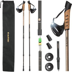 Kije nordic walking Carbon 3 Sections Outtec