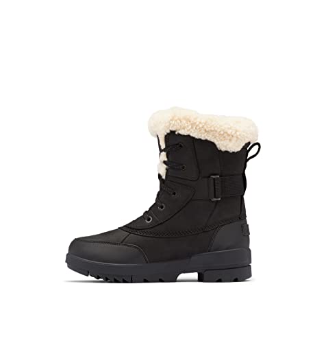 Sorel Torino 2 Parc Boot Wodoodporne damskie buty zimowe, czarne (czarne x sól morska), 3 UK, Czarny czarny X sól morska, 36 EU