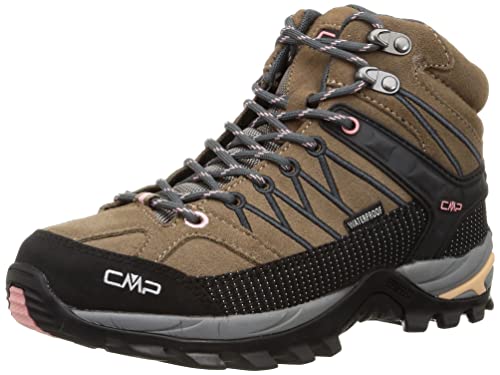 CMP Damskie buty trekkingowe Rigel Mid Wmn Shoe Wp, Cenere, 42 EU