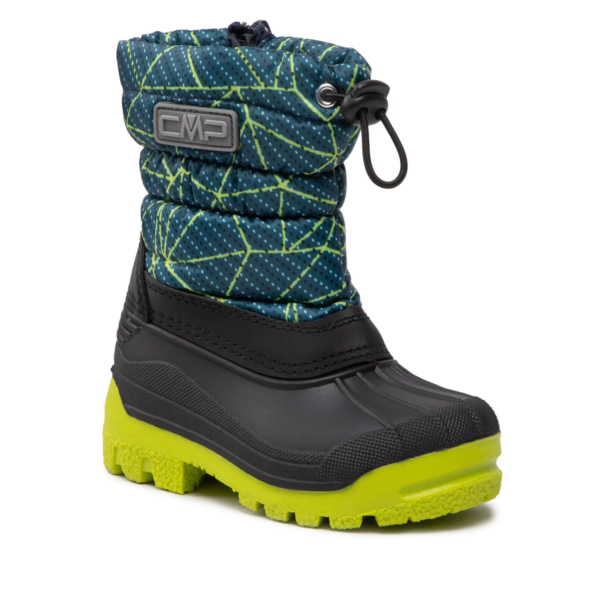 Śniegowce CMP - Kids Sneewy SnowBoots 3Q71294 Deep Lake/Acido 18MM