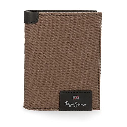 Pepe Jeans Hilltop, Akcesoria Podróżne Portfel Mężczyzny, Brązowy, Jedyny w swoim rodzaju