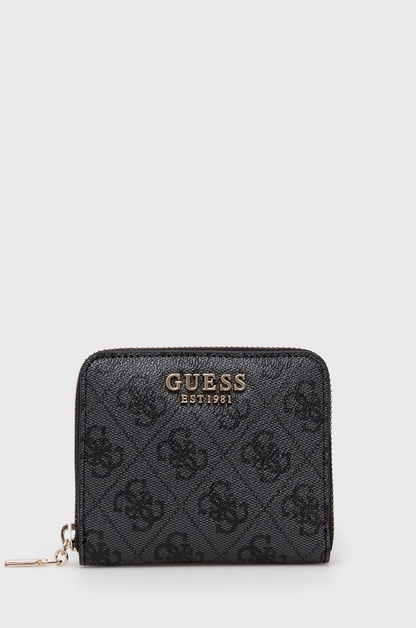 Guess portfel damski kolor czarny