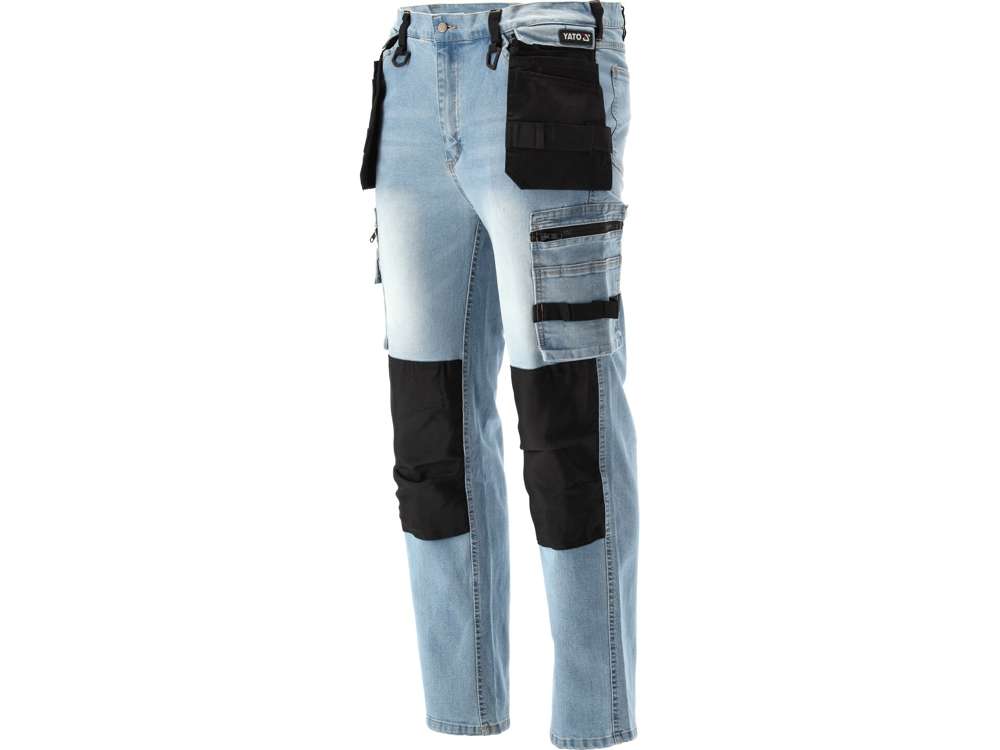 SPODNIE ROBOCZE MONTERSKIE STRETCH JEANS R. M