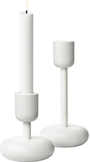 Świecznik Nappula biały 2 szt.