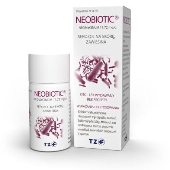 Polfa TARCHOMIN Neobiotic aerozol na skórę 16 g