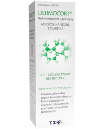 Polfa TARCHOMIN Dermocort - Aerozol na skórę o działaniu przeciwalergicznym 30 ml