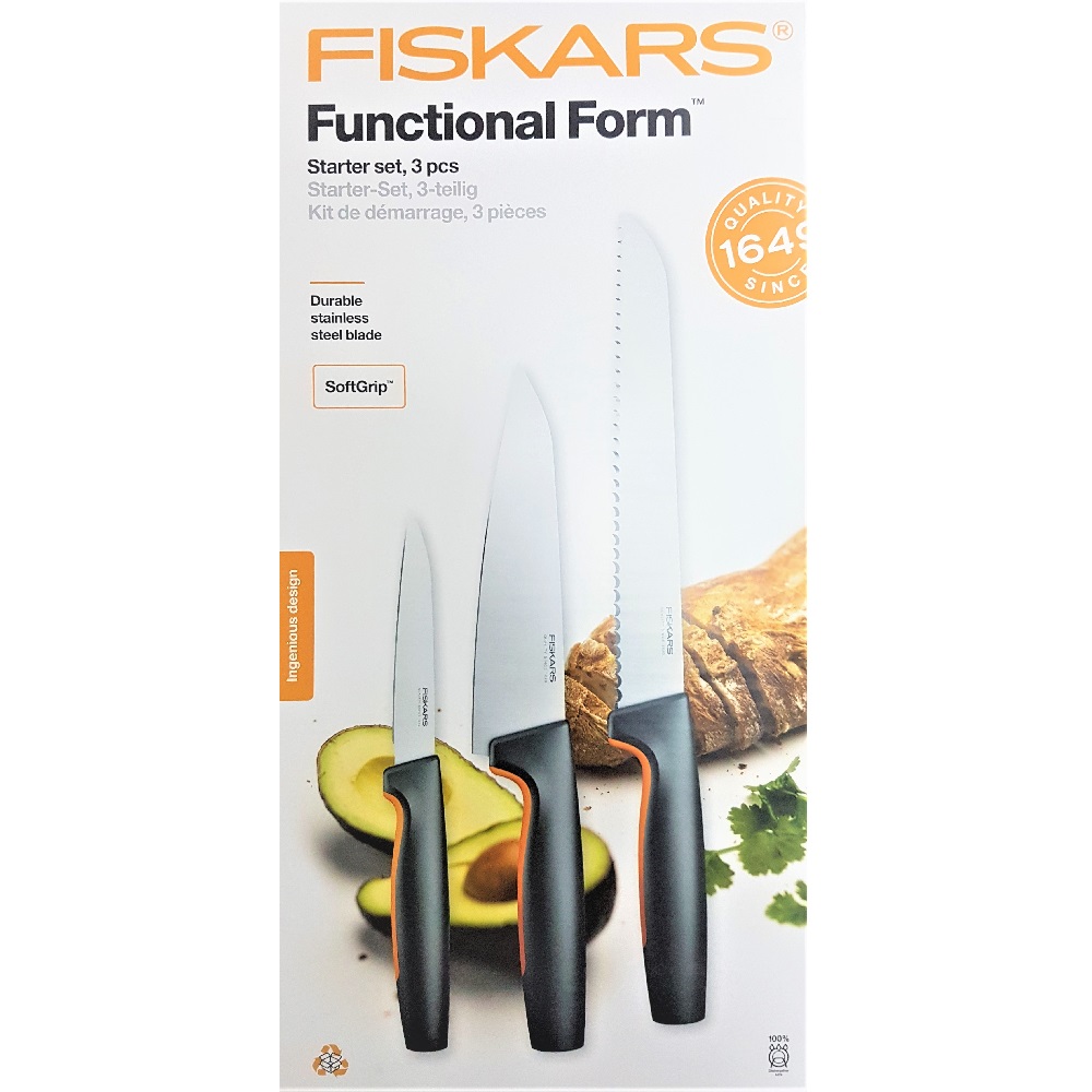 Fiskars 1057559 FunctionalForm zestaw 3 noży |