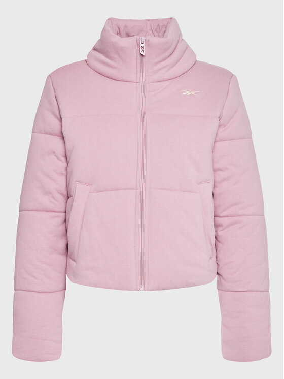 Reebok Kurtka puchowa Studio HK4745 Fioletowy Regular Fit