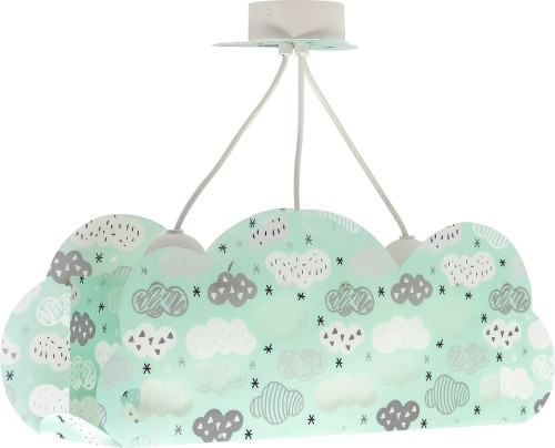 Zielone Chmury lampa wisząca 3-punktowa 41410H