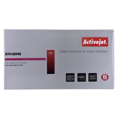 ActiveJet Toner ATM-80MN (zamiennik Konica Minolta TNP80M; Supreme; 9000 stron; purpurowy) ATM-80MN