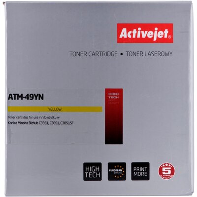 ActiveJet Toner ATM-49YN (zamiennik Konica Minolta TNP49Y; Supreme; 12000 stron; żółty) ATM-49YN