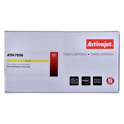 Toner Activejet ATM-79YN (zamiennik Konica Minolta TNP79Y; Supreme; 9000 stron; żółty)