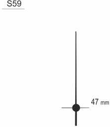 Wskazówka sekundnika czarna /S59