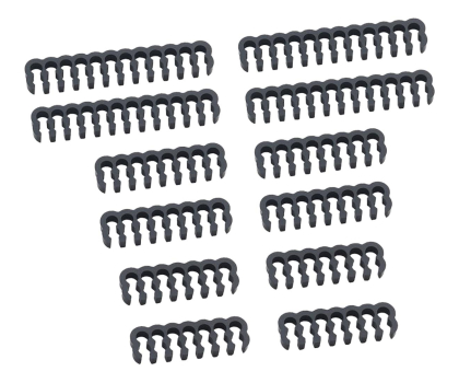 CableMod Zestaw grzebieni do kabli z mostkiem PRO - czarny
