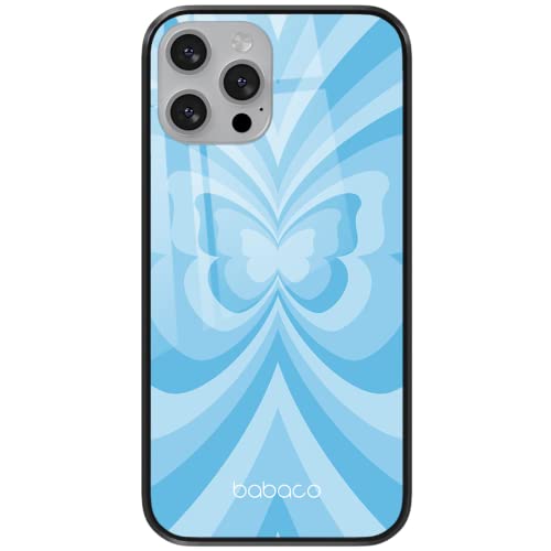 ERT GROUP etui na telefon Apple Iphone XS Max, case oryginalny i oficjalnie licencjonowany przez Babaco, wzór Butterflies 001, wykonany z hartowanego szkła, optymalnie dopasowany, etui ochronne