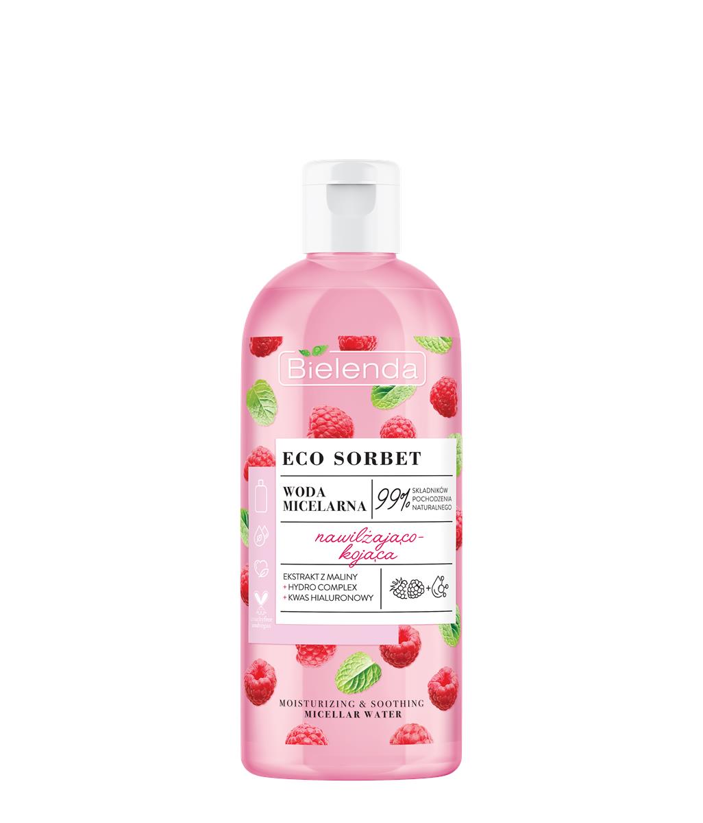 Bielenda ECO SORBET Malina Nawilżająco-kojąca woda micelarna 500ml 58221-UNIW