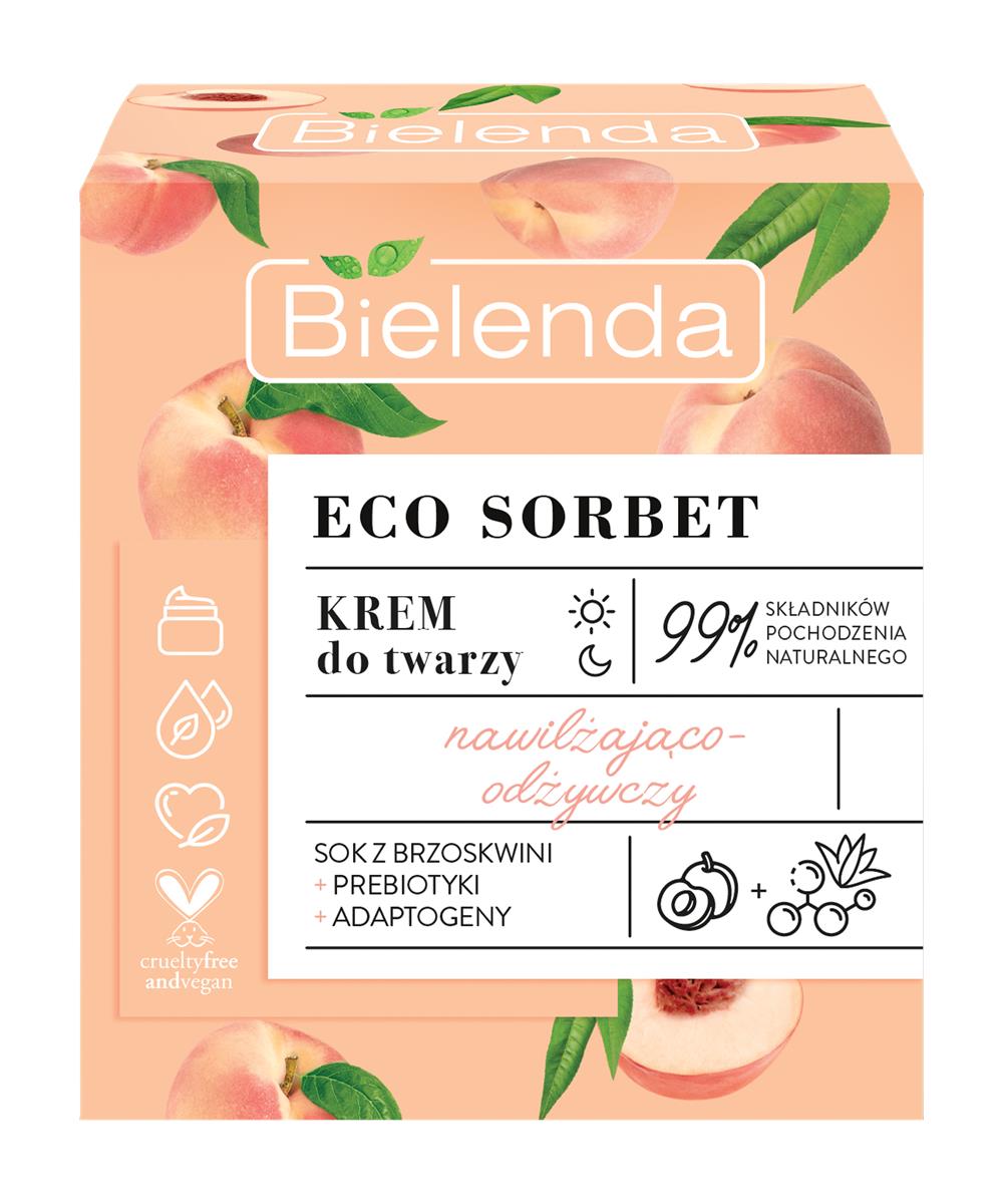 Bielenda Eco Sorbet Brzoskwinia Krem nawilżająco-odżywczy na dzień i noc 50ml 124702