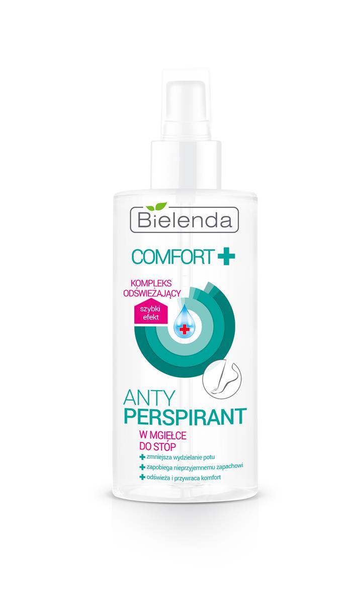 Bielenda Comfort+ antyperspirant mgiełka do stóp 150ml